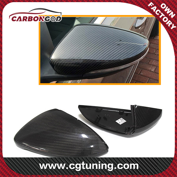 Golf MK7 Carbon Mirror Cover OEM Fitment Side Mirror Cover for Volkswagen Golf Mk7 MK7.5  Touran 2014 2016 2017 1:1Replacement
