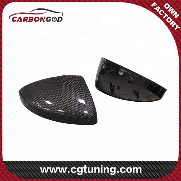 R8 TOP Quality PU Protect Carbon Mirror Caps 1:1 Replacement OEM Fitment Side Mirror Cover for Audi R8 MK3 / TT MK2 2015 2016