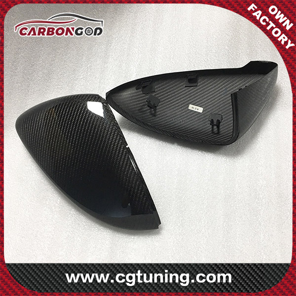 1:1 Replacement dry carbon fiber side mirror covers for Volkswagen VW Golf 7 MK7  2014-2016 Mirror cover