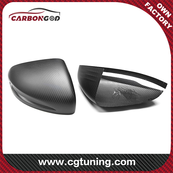 Carbon  Mirror Cover for Mercedes G Class W464 /GLE GLS Class Added On Matt Carbon fiber Side Mirror Cover
