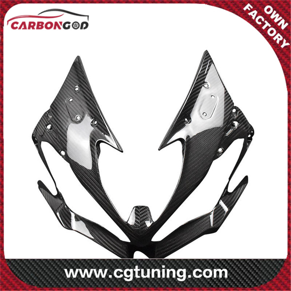 Motorcycle 3K 3*3 Carbon Fiber Modified ZX-6R 2019+ Front Nose Fairing Cowl