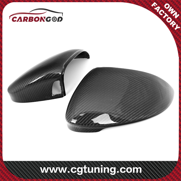 MK8 Replacement carbon fiber side mirror covers for Volkswagen VW Golf 8 MK8 2020 UP with Assist