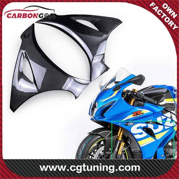 Carbon Fiber Side Spoiler Fairing Cover Parts Kits For Suzuki GSXR 1000 2017 – 2019 2020 2021
