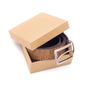 Box for Belt Kraft Paper, Էկոլոգիապես բարեկամական նվերների փաթեթավորման տուփ