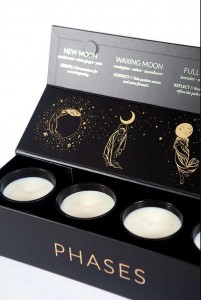 Luxury Candle Jars Box Black Rigid Paper Box