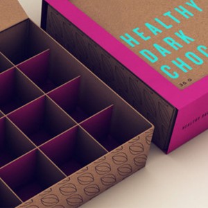 Corrugated Paper Box Chocolate Handmade Packaging Box