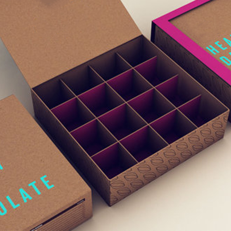 Corrugated Paper Box Chocolate Handmade Packaging Box (5)