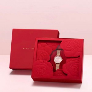 Aangepaste luxe papieren doos voor horloge-sieraden