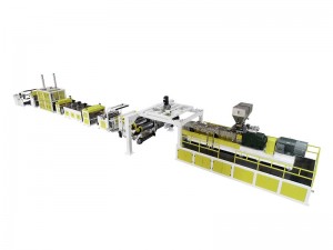 APET/PET thermoforming sheet extrusion line