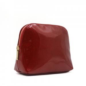 Shiny PU Bag for Cosmetic with zipper