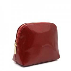 Shiny PU Bag for Cosmetic with zipper