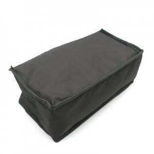 Dark Grey Nylon Bag with zipper