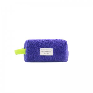 2023 Hot Sell Wholesale rPET Skincare Towel Purple Green Protable Cosmetic Pouch Travel Makeup Storage