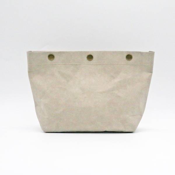 China Cheap price Washable Paper Bags - Custom Make up Bag Eco-friendly Clear Kraft paper Travel and Daily Cosmetic Bag – Changlin