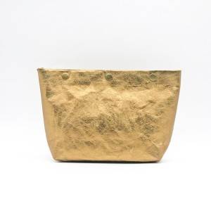 Wholesale Price China Kraft Paper Waist Bags - Custom Make up Bag Eco-friendly Clear Kraft Paper Travel and Daily Cosmetic Bag – Changlin