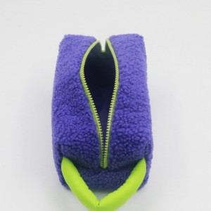 2023 Hot Sell Wholesale rPET Skincare Towel Purple Green Protable Cosmetic Pouch Travel Makeup Storage