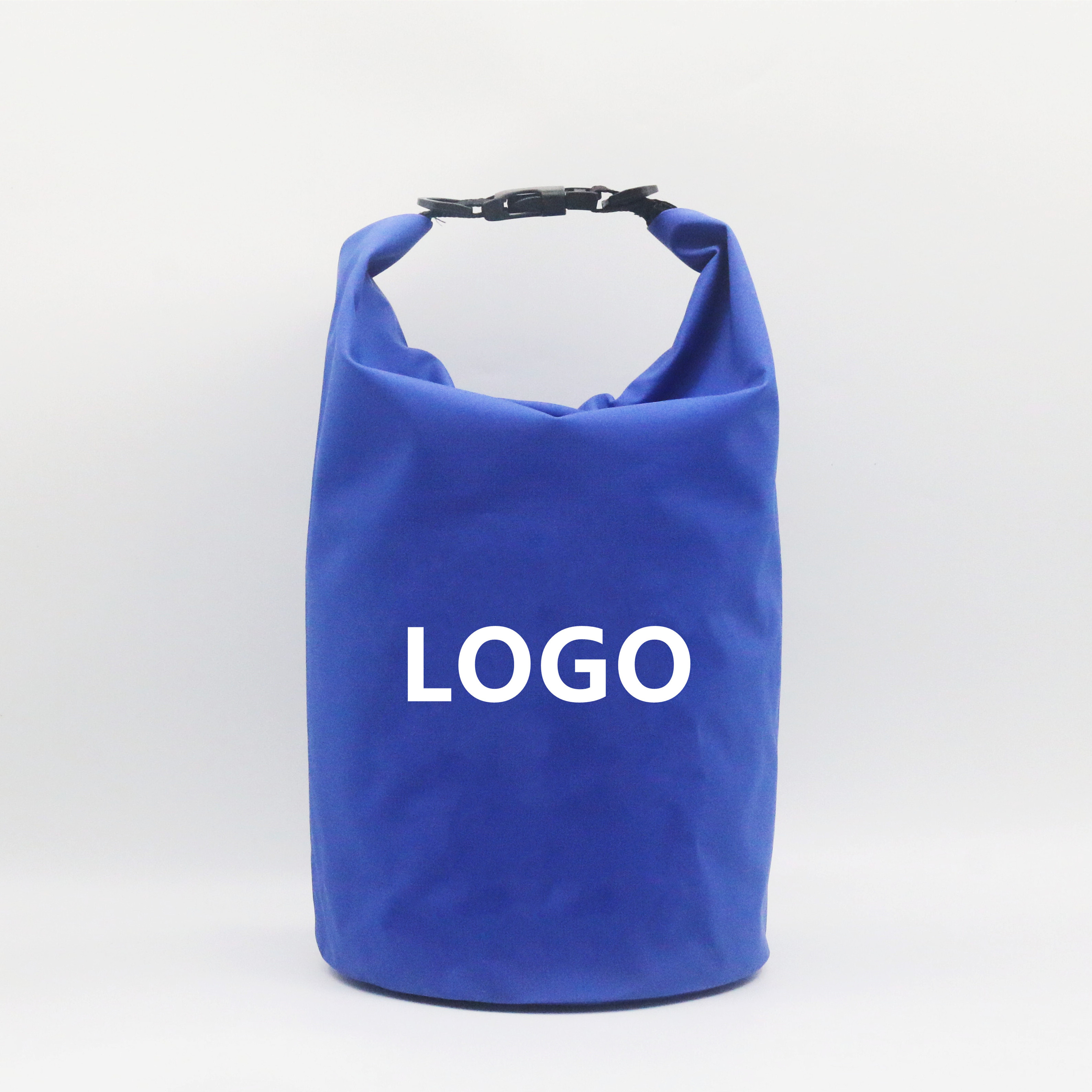 New Blue Roll Up Bucket Bag Waterproof PVC  Dry Bag Outdoor Activities Camping Swimming Floating Waterproof PVC Bucket Dry Bag
