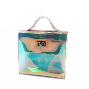 Professional China Holographic Cosmetic Bags - Holographic TPU Handbags Eco-friendly biodegradable – Changlin