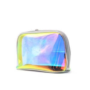 TPU Cosmetic Bags Eco-friendly Degradable Iridescent