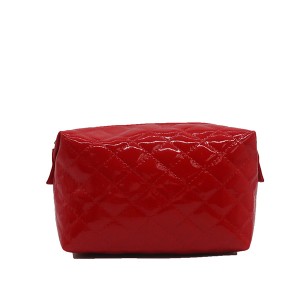 China Cheap price Pu Cosmetic Bags - Eco-friendly glossy PU quilted cosmetic bags – Changlin