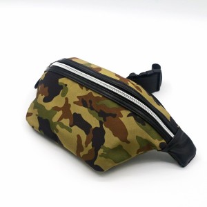 Camouflage RPET Bag 100% Recycled Material Pocket Sport Style Running Bag Portable Cool Fashion messenger bag for unisex