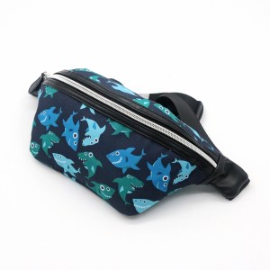 Fish RPET Bag 100% Recycled Material Pocket Sport Style Running Bag Portable Cool Fashion messenger bag for unisex