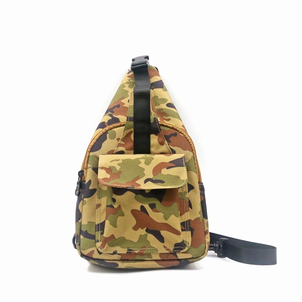 Hot New Products Rpet Waist Bags - Camouflage RPET 100% Recycled Material Chest Bag Sport Style Running Bag Portable Cool Fashion messenger bag for unisex – Changlin