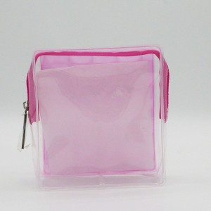 Eco-friendly recycled EVA 3D eyelets material cosmetic bags
