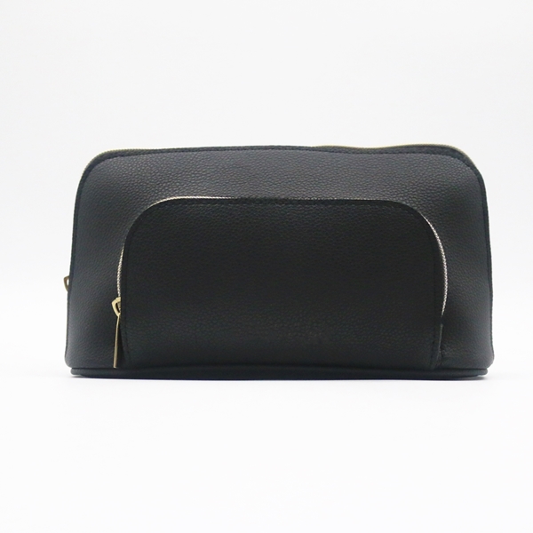 OEM/ODM Manufacturer Pu Wallet - Custom Make up Bag PU Cosmetic Zip Makeup Pouch with logo – Changlin
