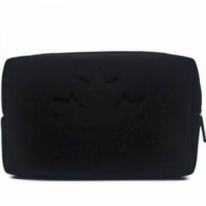 Black PU Bag with zipper