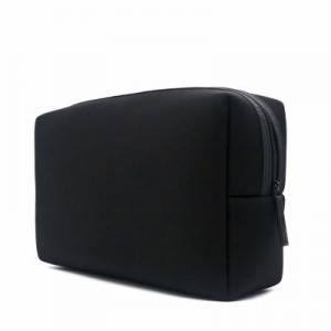 Black PU Bag with zipper