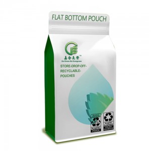 Good Quality Recyclable Pouch - Recyclable Flat Bottom Pouches – EVERGREEN