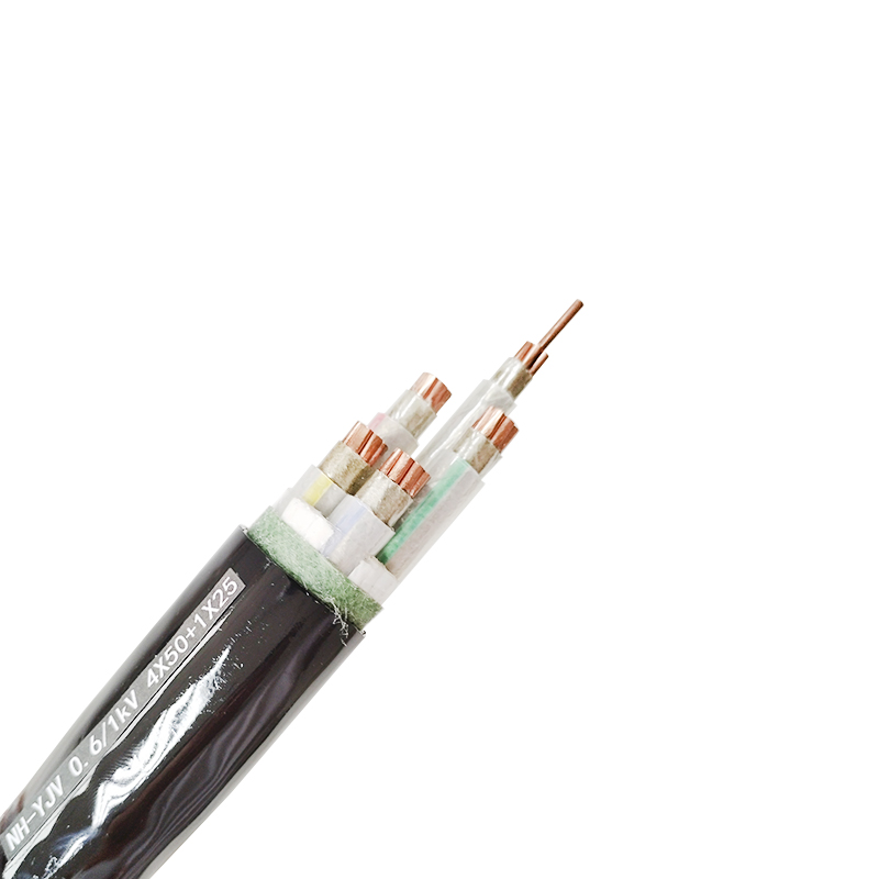 NH-YJV flamed retardant PE XLPE insulated sheath Armoured Power cables copper stranded flexible PVC wire electric cable