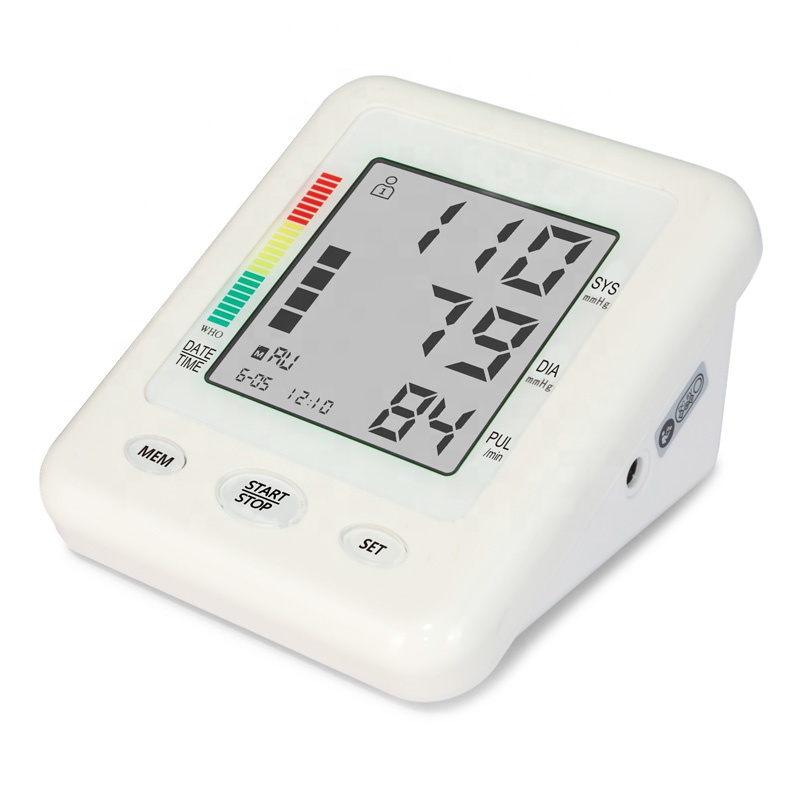 Blood Pressure Monitor Upper Arm Automatic Digital Blood Pressure Monitor Cuff Home Bp Sphygmomanometers With Large Lcd Display