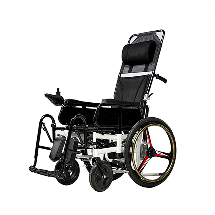 Mobility High Precision Motorized factory outlet Foldable And Lying Down Automatic Electronic Adult Wheelchair  wheelchair