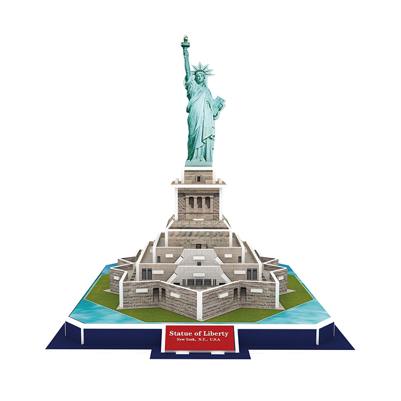 Kids Educational Toys 3D Foam Puzzle The Statue of Liberty Model ZC-B002 Featured Image