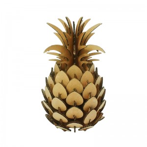 Hot selling pineapple design model DIY cardboard 3D puzzle CP111