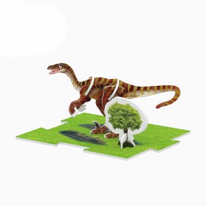 12 Types of Kids Dinosaur World 3D Puzzle Games Collectable Puzzle Toys ZC-A006