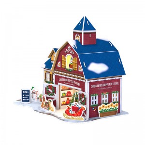 Christmas Store Kids DIY Christmas Gift 3d Foam Puzzle Toys ZC-C027