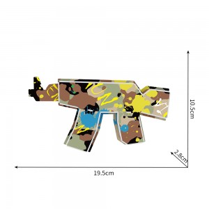 Hot selling DIY Toy Cosplay prop EPS foam 3d Puzzle Camouflage gun Series ZC-O001