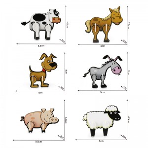 3D Puzzle Educational Creative DIY Assembly Farm Animals For Kids Bundle Pack Set ZC-A007