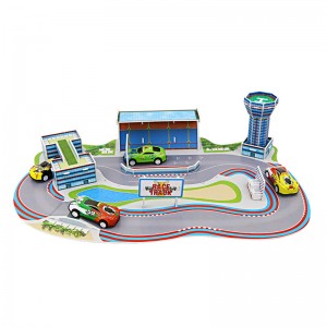 Factory direct promotional 3d Foam Puzzle car racing track series ZC-T001