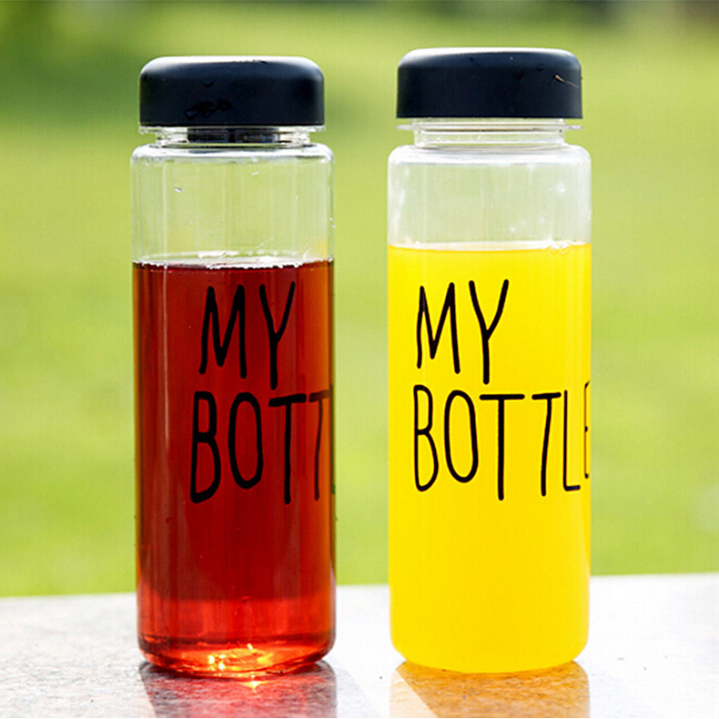 Custom Printed Transparent Water Bottles in Bulk