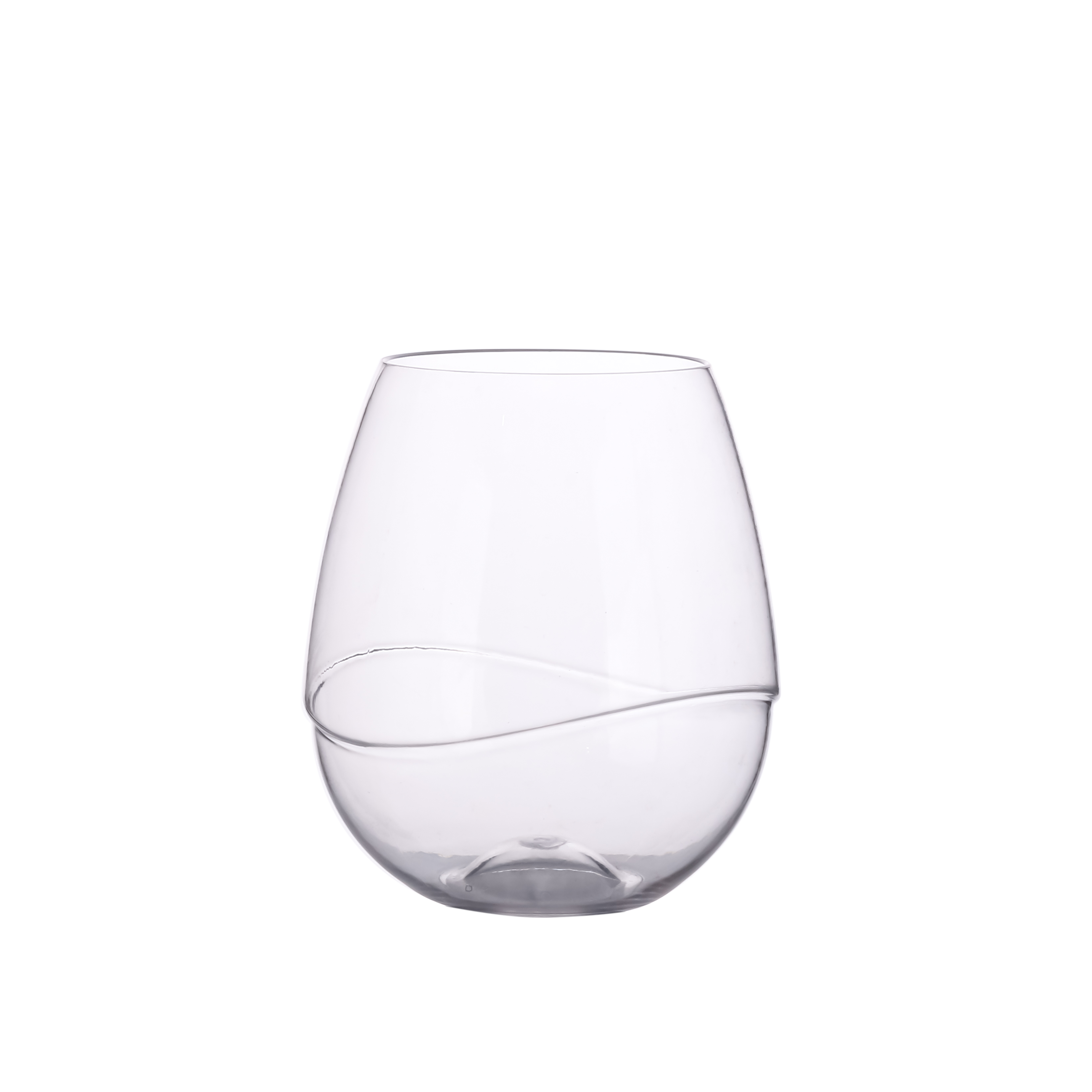 Unbreakable Plastic Stemless Wine Glasses 18 oz - 100% Tritan