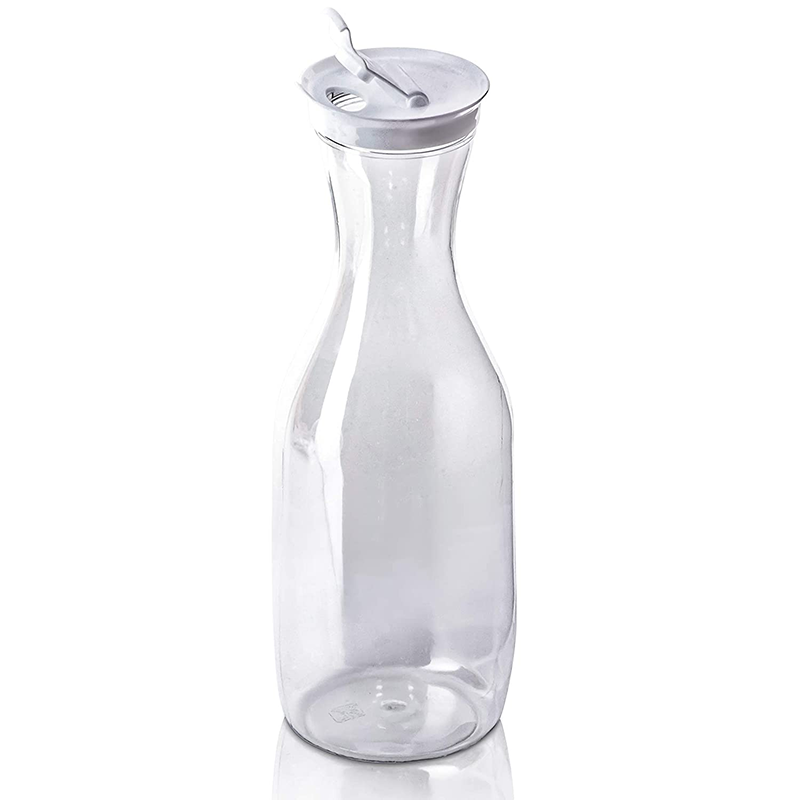 High Quality Refill Water Bottle - Clear Plastic Pitcher Premium Quality Water Containers Excellent for Iced Tea, Powdered Juice and Milk – Charmlite