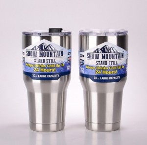 304 stainless steel thermos cup Vacuum portable thermos bucket 30OZ  