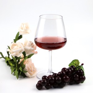 New Arrival Wholesale Directly Clear Glasses Wine Goblet Unbreakable Safety  Glasses Goblet For Party