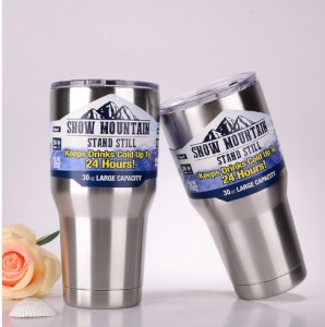 304 stainless steel thermos cup Vacuum portable thermos bucket 30OZ  
