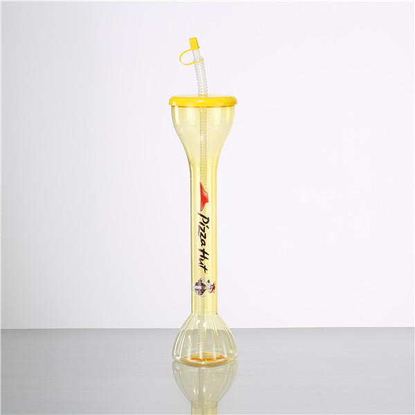 factory low price Slush Ice Cup - Charmlite BPA-Free Plastic Slush Yard Cup With Straw – 22 oz / 650ml – Charmlite