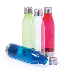Charmlite Plastic BPA Free 650ml – Water Bottle with Stainless Lid and Base
